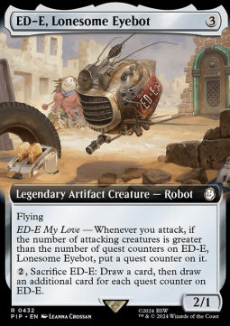 ED-E, Lonesome Eyebot (V.1)⁣ - Universes Beyond: Fallout: Extras⁣ (Rare)⁣ [432]