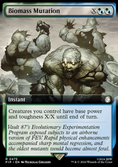 Biomass Mutation (V.1)⁣ - Universes Beyond: Fallout: Extras⁣ (Rare)⁣ [475]