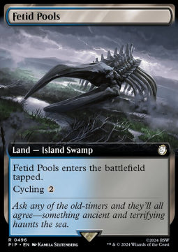 Fetid Pools (V.1)⁣ - Universes Beyond: Fallout: Extras⁣ (Rare)⁣ [496]