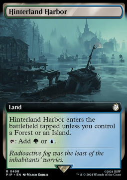 Hinterland Harbor (V.1)⁣ - Universes Beyond: Fallout: Extras⁣ (Rare)⁣ [498]