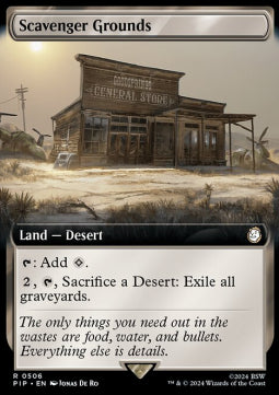 Scavenger Grounds (V.1)⁣ - Universes Beyond: Fallout: Extras⁣ (Rare)⁣ [506]