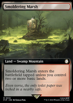 Smoldering Marsh (V.1)⁣ - Universes Beyond: Fallout: Extras⁣ (Rare)⁣ [510]