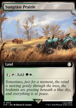 Sungrass Prairie (V.1)⁣ - Universes Beyond: Fallout: Extras⁣ (Rare)⁣ [513]