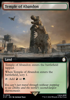Temple of Abandon (V.1)⁣ - Universes Beyond: Fallout: Extras⁣ (Rare)⁣ [516]