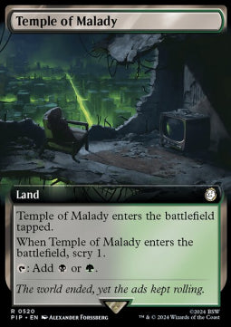Temple of Malady (V.1)⁣ - Universes Beyond: Fallout: Extras⁣ (Rare)⁣ [520]