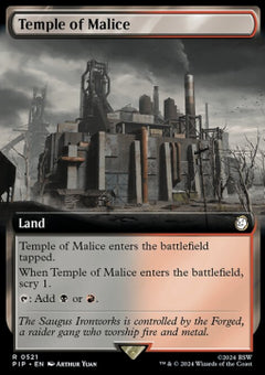 Temple of Malice (V.1)⁣ - Universes Beyond: Fallout: Extras⁣ (Rare)⁣ [521]