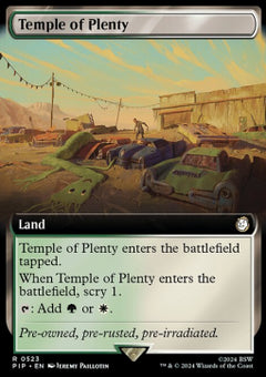 Temple of Plenty (V.1)⁣ - Universes Beyond: Fallout: Extras⁣ (Rare)⁣ [523]