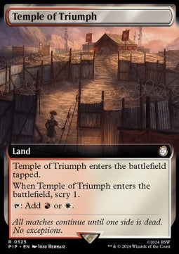 Temple of Triumph (V.1)⁣ - Universes Beyond: Fallout: Extras⁣ (Rare)⁣ [525]