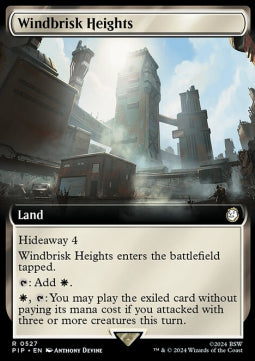 Windbrisk Heights (V.1)⁣ - Universes Beyond: Fallout: Extras⁣ (Rare)⁣ [527]
