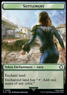 Settlement Token // Food Token (V.2)⁣ - Universes Beyond: Fallout: Tokens⁣ (Token)⁣ [T 8/13]