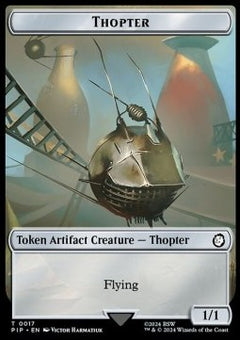 Thopter Token (A 1/1) // Junk Token⁣ - Universes Beyond: Fallout: Tokens⁣ (Token)⁣ [T 17/15]