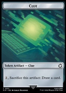 Clue Token // Treasure Token (V.1)⁣ - Universes Beyond: Fallout: Tokens⁣ (Token)⁣ [T 11/18]