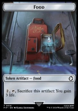 Food Token // Robot Token (A 3/3) (V.3)⁣ - Universes Beyond: Fallout: Tokens⁣ (Token)⁣ [T 14/16]