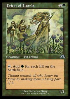 Priest of Titania⁣ - Modern Horizons 3: Extras⁣ (Uncommon)⁣ [428]