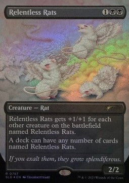 Relentless Rats (V.2)⁣ - Secret Lair Drop Series⁣ (Rare)⁣ [757]