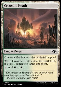 Creosote Heath⁣ - Outlaws of Thunder Junction⁣ (Land)⁣ [255]