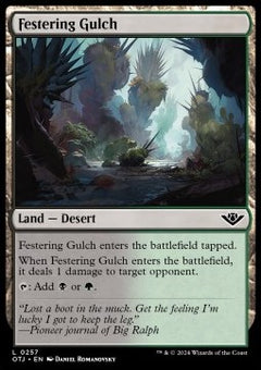Festering Gulch⁣ - Outlaws of Thunder Junction⁣ (Land)⁣ [257]