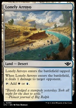 Lonely Arroyo⁣ - Outlaws of Thunder Junction⁣ (Land)⁣ [260]