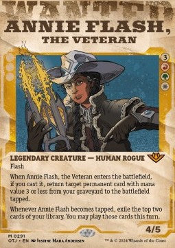 Annie Flash, the Veteran⁣ - Outlaws of Thunder Junction: Extras⁣ (Mythic)⁣ [291]