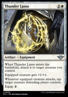 Thunder Lasso⁣ - Outlaws of Thunder Junction⁣ (Uncommon)⁣ [35]