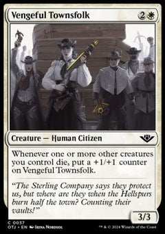 Vengeful Townsfolk⁣ - Outlaws of Thunder Junction⁣ (Common)⁣ [37]