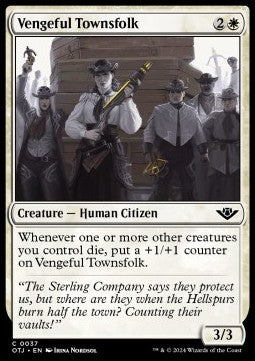 Vengeful Townsfolk⁣ - Outlaws of Thunder Junction⁣ (Common)⁣ [37]