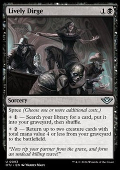 Lively Dirge⁣ - Outlaws of Thunder Junction⁣ (Uncommon)⁣ [93]