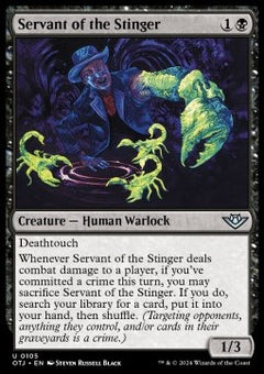 Servant of the Stinger⁣ - Outlaws of Thunder Junction⁣ (Uncommon)⁣ [105]