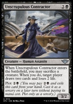 Unscrupulous Contractor⁣ - Outlaws of Thunder Junction⁣ (Uncommon)⁣ [112]