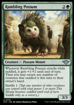 Rambling Possum⁣ - Outlaws of Thunder Junction⁣ (Uncommon)⁣ [176]