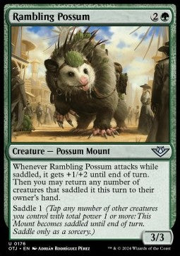 Rambling Possum⁣ - Outlaws of Thunder Junction⁣ (Uncommon)⁣ [176]