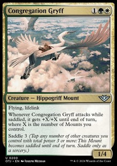 Congregation Gryff⁣ - Outlaws of Thunder Junction⁣ (Uncommon)⁣ [200]