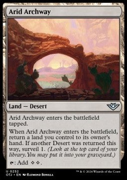 Arid Archway⁣ - Outlaws of Thunder Junction⁣ (Uncommon)⁣ [252]