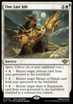 One Last Job⁣ - Outlaws of Thunder Junction⁣ (Rare)⁣ [22]