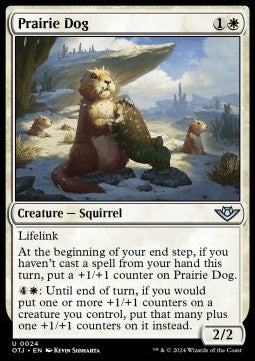 Prairie Dog⁣ - Outlaws of Thunder Junction⁣ (Uncommon)⁣ [24]