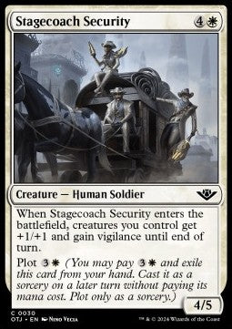 Stagecoach Security⁣ - Outlaws of Thunder Junction⁣ (Common)⁣ [30]