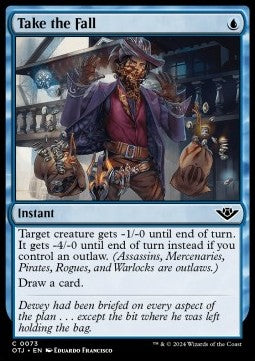 Take the Fall⁣ - Outlaws of Thunder Junction⁣ (Common)⁣ [73]