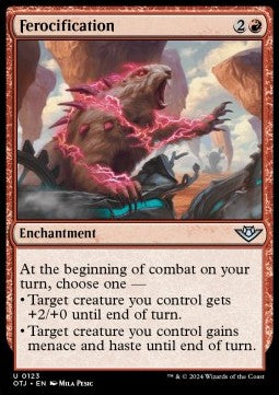 Ferocification⁣ - Outlaws of Thunder Junction⁣ (Uncommon)⁣ [123]