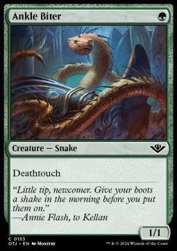 Ankle Biter⁣ - Outlaws of Thunder Junction⁣ (Common)⁣ [153]