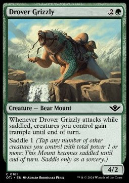 Drover Grizzly⁣ - Outlaws of Thunder Junction⁣ (Common)⁣ [161]