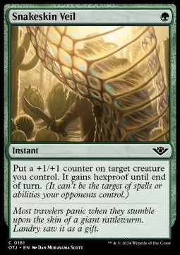 Snakeskin Veil⁣ - Outlaws of Thunder Junction⁣ (Common)⁣ [181]