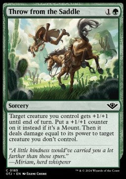 Throw from the Saddle⁣ - Outlaws of Thunder Junction⁣ (Common)⁣ [185]