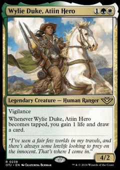 Wylie Duke, Atiin Hero⁣ - Outlaws of Thunder Junction⁣ (Rare)⁣ [239]
