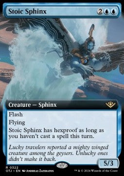 Stoic Sphinx⁣ - Outlaws of Thunder Junction: Extras⁣ (Rare)⁣ [322]