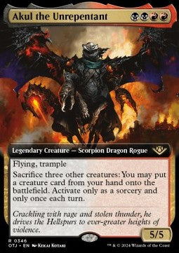 Akul the Unrepentant⁣ - Outlaws of Thunder Junction: Extras⁣ (Rare)⁣ [346]