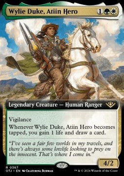 Wylie Duke, Atiin Hero⁣ - Outlaws of Thunder Junction: Extras⁣ (Rare)⁣ [367]