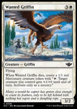 Wanted Griffin⁣ - Outlaws of Thunder Junction⁣ (Common)⁣ [38]