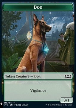 Dog Token (G 3/1) // Cat Token (W 2/2)⁣ - Secret Lair Commander Deck: Raining Cats and Dogs⁣ (Token)⁣ [T 10/1]