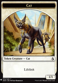 Cat Token (W 1/1 Lifelink) // Citizen Token (GW 1/1)⁣ - Secret Lair Commander Deck: Raining Cats and Dogs⁣ (Token)⁣ [T 16/12]