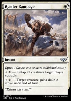 Rustler Rampage⁣ - Outlaws of Thunder Junction⁣ (Uncommon)⁣ [27]